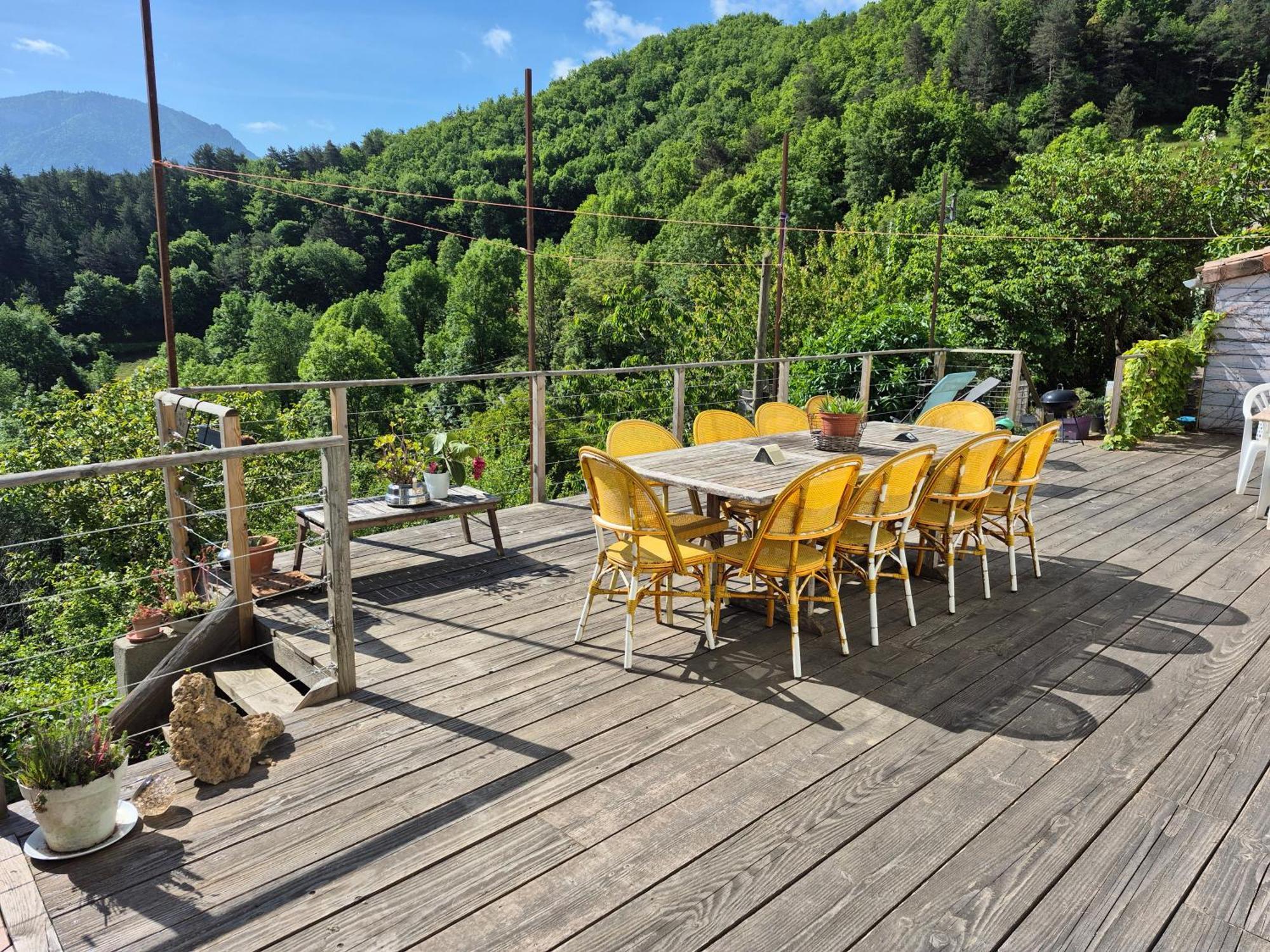 Grande Terrasse Avec Vue Entre Mediterranee Et Pays Cathare Cailla Екстериор снимка