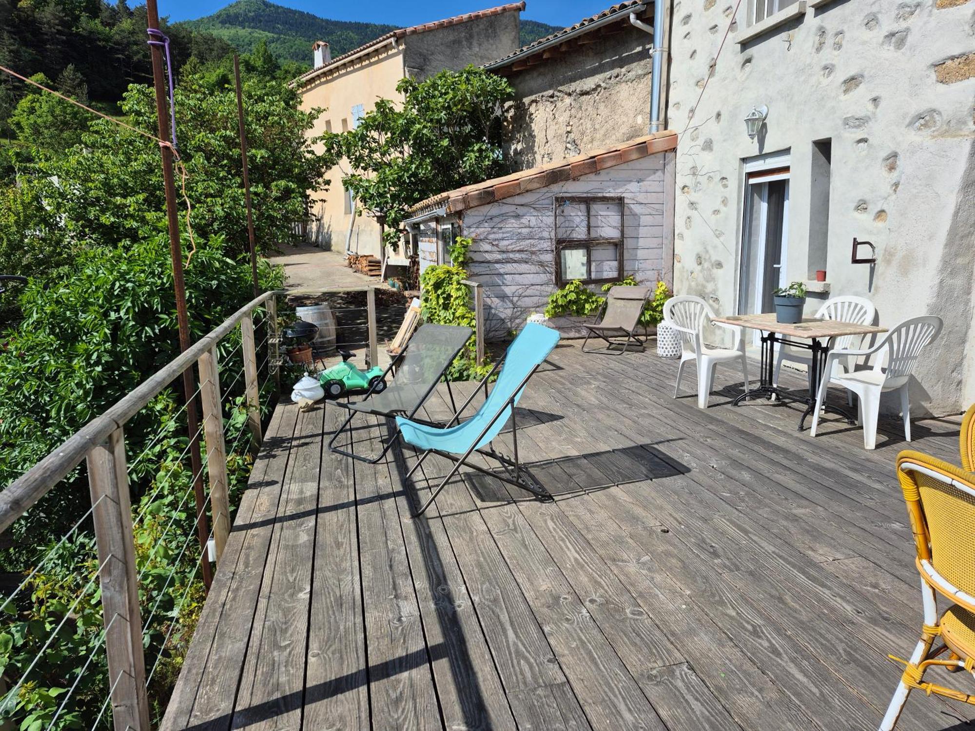 Grande Terrasse Avec Vue Entre Mediterranee Et Pays Cathare Cailla Екстериор снимка