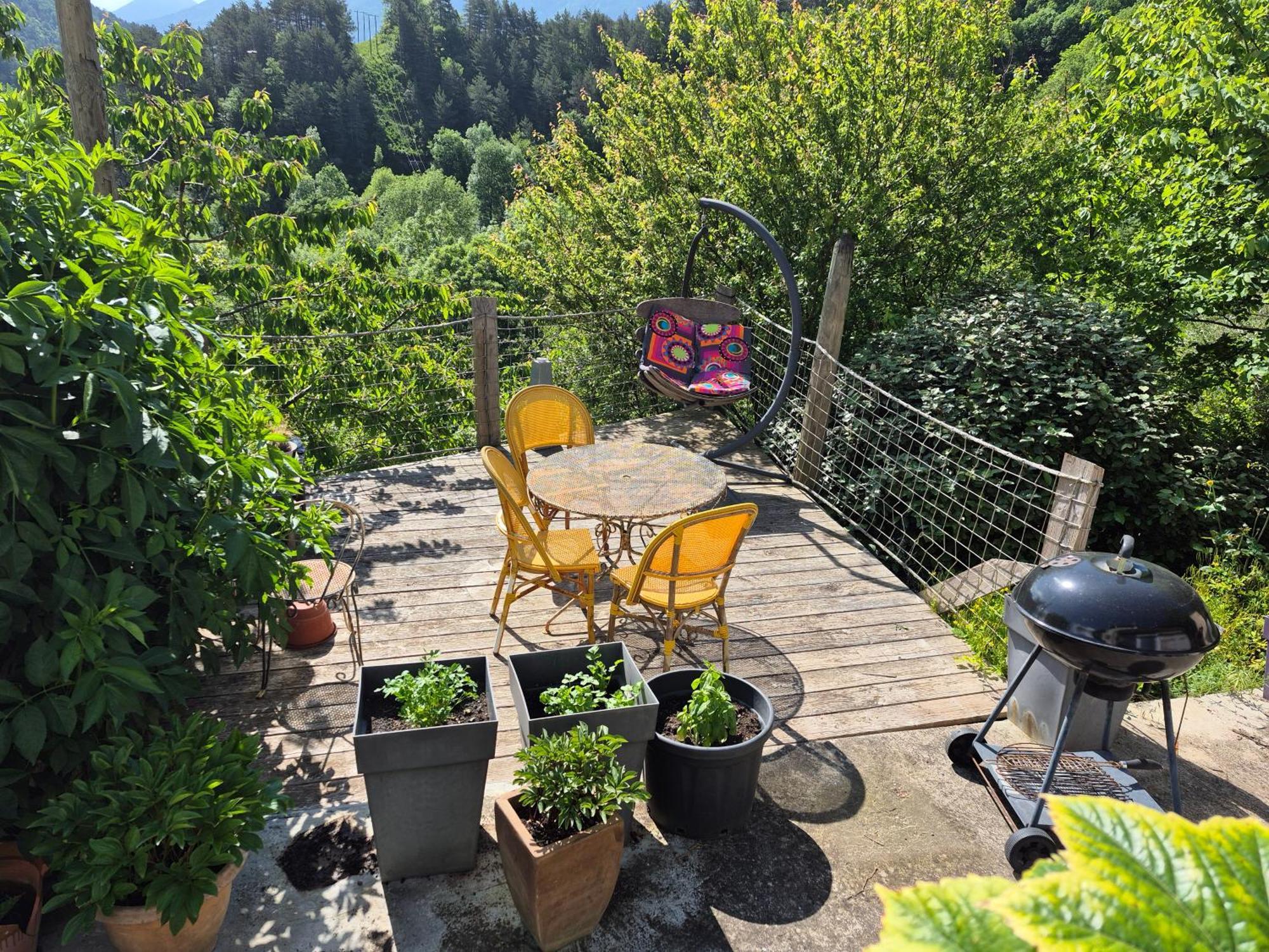 Grande Terrasse Avec Vue Entre Mediterranee Et Pays Cathare Cailla Екстериор снимка